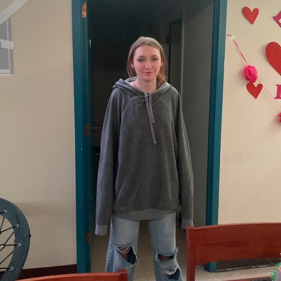 Alo sweatshirt. Never worn. Absolutely beautiful and new. Piece of artwork. - Picture 2 of 4